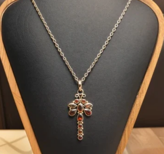 Brilliant Cut Gemstone Exquisite DragonFly 925 Sterling Silver Pendant - 3 Gemstone options